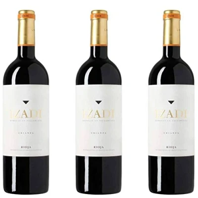 Imagen de Izadi Vino Tinto Crianza 3 botellas x 750ml total: 2250 ml