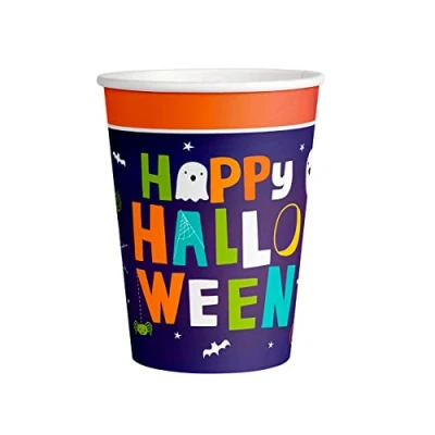 Imagen de amscan 8 GOBELETS Cartón de Halloween (25 CL)