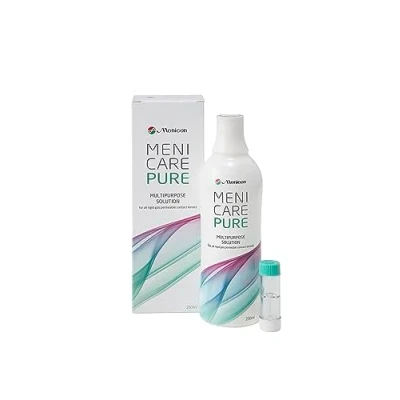 Imagen de Menicare Puro multiuso solution 250 ml para todos Permeables Al Gas Lentillas