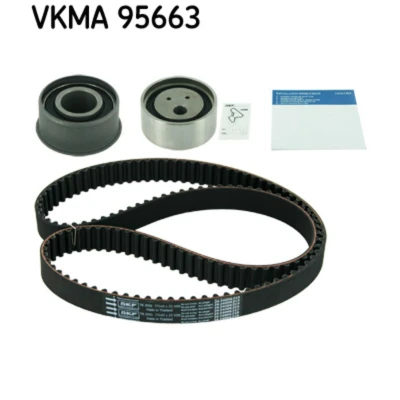 Imagen de SKF VKMA 95663 Kit de correa distribución 140 con perfil redondeado dientes MITSUBISHI: COLT 6, 5