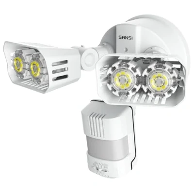 Imagen de SANSI 18W Focos LED Exterior con Sensor de Movimiento, 1800LM 5000K Proyector Detector Luz Seguridad IP65 Impermeable para Iluminación Jardín Garaje