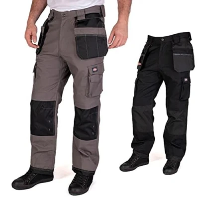 Imagen de Lee Cooper Workwear 210 Cargo Pantalones para hombre, color Grey/Black, talla W36/L32
