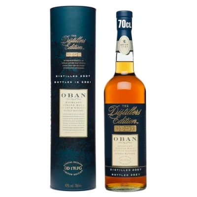 Imagen de Oban The Distillers Edition 2021 Double Matured 2007 43% Vol. 0,7l in Giftbox