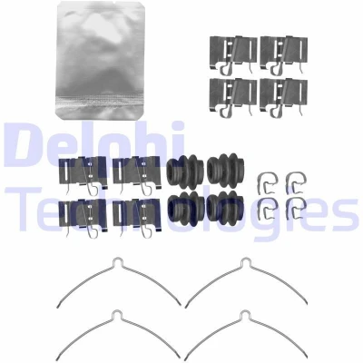 Imagen de DELPHI LX0609 Kit de accesorios, pastillas frenos TOYOTA: RAV4 IV SUV, LEXUS: NX