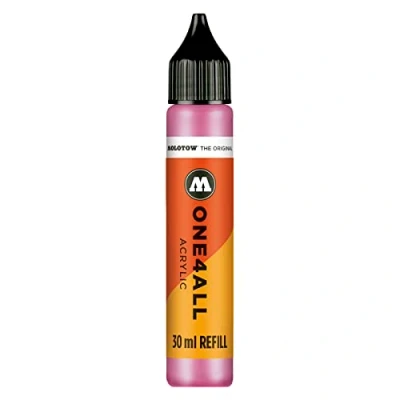 Imagen de Molotow ONE4ALL Recambio de tinta acrílica (30 ml), color rosa neón 200