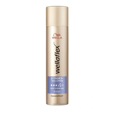 Imagen de Wellaflex Spray Para el cabello de volumen 2 días mujeres Hasta sujeción flexible un peinado duradero Suave con cuero cabelludo, dermatológicamente probado, fórmula