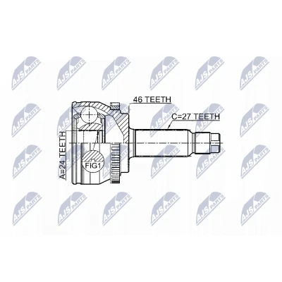 Imagen de NTY NPZ KA 359 Junta Homocinética MAZDA: CX 5 I, KIA: RIO 2