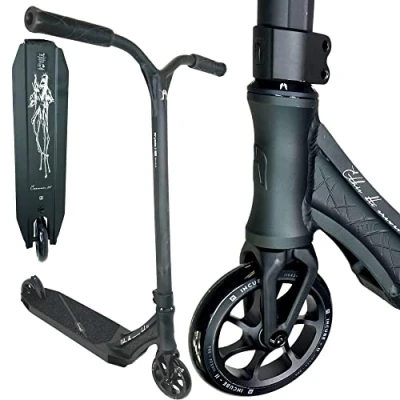 Imagen de F26 Ethic DTC Erawan I Pandora V2 Stunt Scooter Altura 80 90 cm Park Hybrid Street Tret Trick Kids Roller Lightweight Freestyle (Erawan V2, negro, S cm)