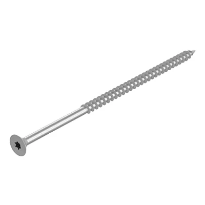 Imagen de SECCARO tornillo para madera aglomerada, 6 x 140 mm, acero inoxidable V2A, VA A2, con rosca parcial, 50 unidades