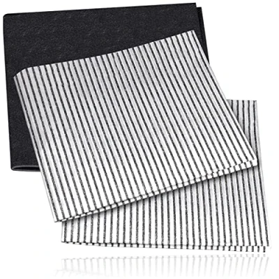 Imagen de SPARES2GO Kit universal de filtro grasa y olores para campana extractora cocina (2 grasas + 1 olores)