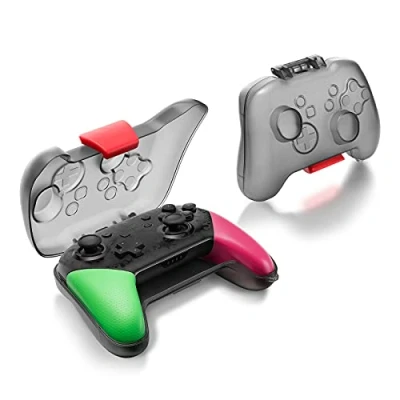 Imagen de tomtoc Carcasa para Mando pro Nintendo Switch, Funda Protector de Viaje Controller, Cubierta Protectora Liviana Resistente a los Impactos, Estuche Rígido Accesorios Switch
