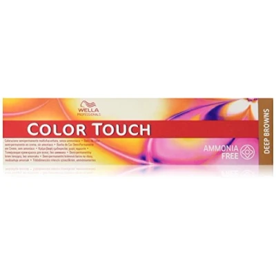 Imagen de WELLA Color Touch Deep Brown Semi Permanent 5/73 Tinte 2 Recipientes de 60 ml Total: 120