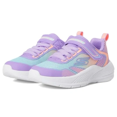 Imagen de Skechers Microspec Advance Oasis POI, Zapatillas, Lavender/Multi, 35.5 EU