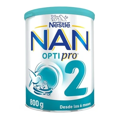 Imagen de Nestlé NAN OPTIPRO 2 Leche para lactantes en polvo bote de 800g