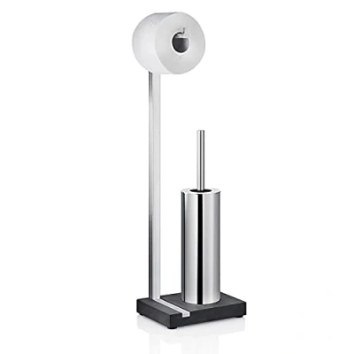 Imagen de Blomus MENOTO Escobillero para Inodoro, Acero Inoxidable, H 64,5 cm, B 15 T 20 cm