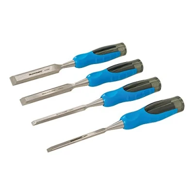 Imagen de Silverline Tools 633495 Juego de cinceles para madera (4 unidades, 6, 13, 19 y 25 mm)