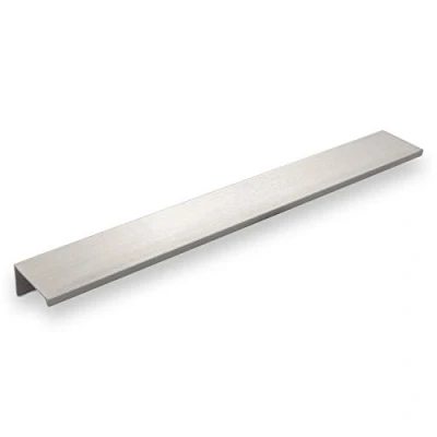 Imagen de Juego de 5 piezas Tirador perfil semi oculto aluminio SEARL 280 mm con aspecto acero inox cajón cocina SO TECH®