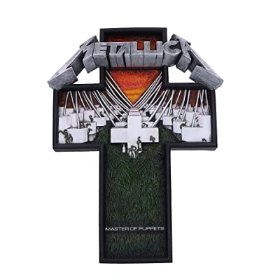 Imagen de Nemesis Now Placa de pared con licencia oficial Metallica Master of Puppets, multicolor, 31,5 cm
