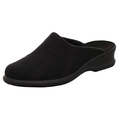 Imagen de Rohde Farun, Pantuflas de Espalda Abierta Mujer, Negro 90, 40 EU