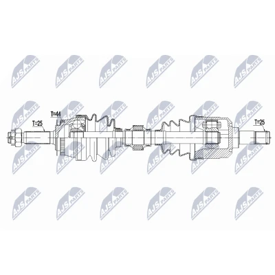 Imagen de Semi eje NTY NPW HY 591