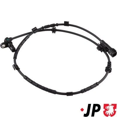 Imagen de JP GROUP 6397104380 Sensor de ABS Eje delantero, derecha activo 935 negro