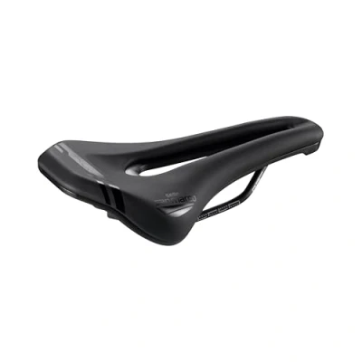 Imagen de Selle San Marco Ground Dynamic Sillín de Bicicleta Off Road, MTB, Montaña, con Cuadro Manganeso y Agujero Anatómico Talla S3, Negro