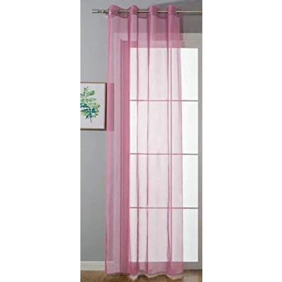 Imagen de Gardinenbox Cortina Transparente «Uni», 145 x 140 cm, con Ojales para salón, 10332 cn