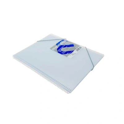 Imagen de Grafoplás 39836000－Carpeta 60 Fundas A4 con Espiral y Sobre Interior, Transparente, Maxiplás
