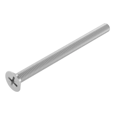 Imagen de SECCARO Tornillo avellanado M5 x 65 mm, acero inoxidable V2A VA A2, DIN 965, Phillips / PZ, rosca completa, 20 unidades