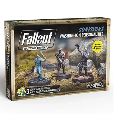 Imagen de Modiphius Entertainment Fallout Wasteland Warfare Survivors: Washington Personalities Miniatures Unpainted