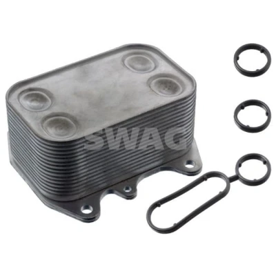 Imagen de SWAG 30 10 3463 Radiador de Aceite con juntas VOLKSWAGEN: GOLF 6, Polo V Hatchback, Transporter 5, SEAT: Leon II Altea XL, Ibiza 4 ST