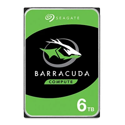 Imagen de Seagate Technology BarraCuda, 6 TB, Disco duro interno, HDD, 3,5&quot;, SATA GB/s, 7200 RPM, caché de 256 MB para ordenador sobremesa y PC Paquete Abre fácil (ST6000DMZ03)