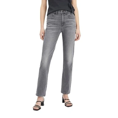 Imagen de Levi&#039;s 724 High Rise Straight Vaqueros, Black Sails Warm, 26W / 32L Mujer