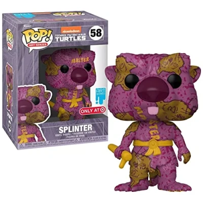Imagen de Funko Splinter Artist Series Teenage Mutant Ninja Turtles Pop! Vinyl Figure with Protector Exclusive