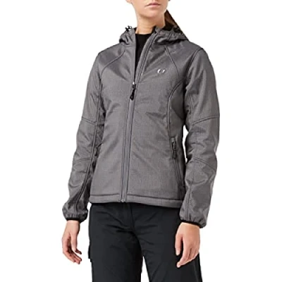 Imagen de Ultrasport Estelle Softshell Chaqueta con Capucha, Mujer, Gris, X Small