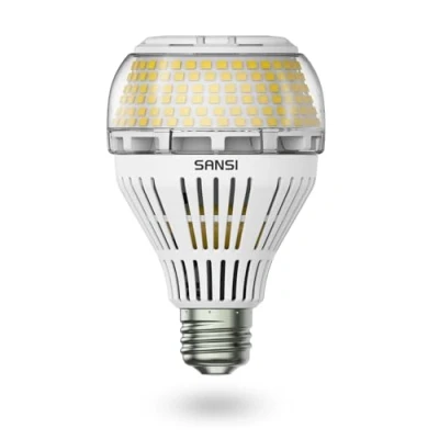 Imagen de SANSI Bombilla LED E27 30W, Equivalente a 450W Halógena, Luz Fría 5000K, Ángulo 270, 5000 Lúmenes, No Regulable, de Bajo Consumo para Iluminación Doméstica y Comercial
