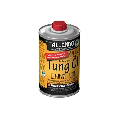 Imagen de aceite de tung, madera, producto natural biológico, inalterable por comestibles