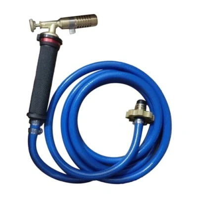 Imagen de iFutniew Herramienta de soldadura aluminio cobre, antorcha gas propano licuado para soplete fusión metales preciosos