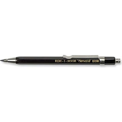 Imagen de Koh I Noor 5228 Lápiz portaminas de metal con sacapuntas (2,0 mm, metal)