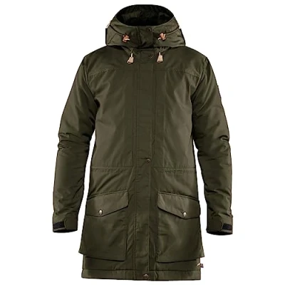 Imagen de Fjällräven Singi Wool Padded Parka M Sport Jacket, Hombre, Caqui (Deep Forest), XL