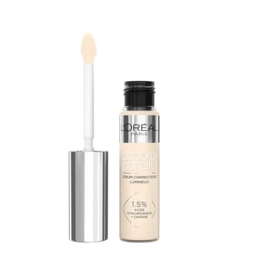 Imagen de L&#039;Oréal Paris Sérum Corrector Iluminador, Cobertura Media, Acabado Radiante, con 1,5% Ácido Hialurónico y Cafeína, Accord Parfait, Tono 1N, 10ml