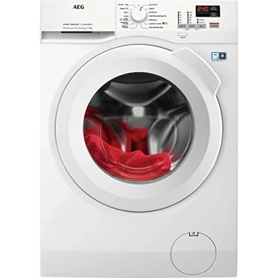 Imagen de AEG L6FBK947 Lavadora de Libre Instalación, Carga Frontal, 9 Kg / 1400 rpm, Motor Inverter, Función Vapor, Programa Rápido, Inicio Diferido, Blanco, Clase C