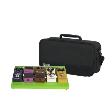 Imagen de Gator Cases GPB BAK 1 Tabla de pedal aluminio con bolsa transporte, tamaño grande, color negro