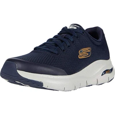 Imagen de Skechers Arch FIT, Zapatillas Hombre, Azul Marino Textile Synthetic Trim, 39.5 EU