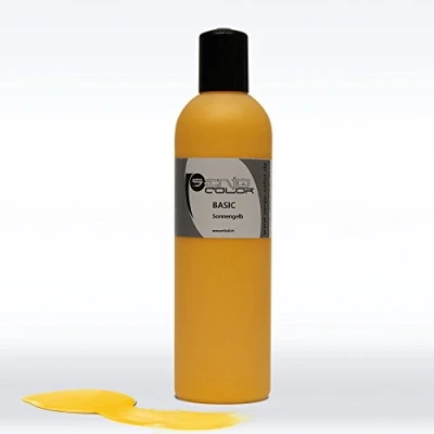 Imagen de Senjo Color Base Bodypainting I para cara y Body Cosmetics, dermatológicamente probados, Festival I, 250 ml, amarillo sol