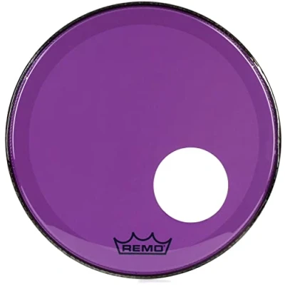 Imagen de Remo Colortone P3 1318 CT PUOH Powerstroke 3 Cabezal de tambor (45,72 cm), color morado