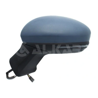 Imagen de Espejo retrovisor Alkar 6145202 izquierda imprimado eléctrico calefactable, con sensor de temperatura, abatible eléctricamente, asférico