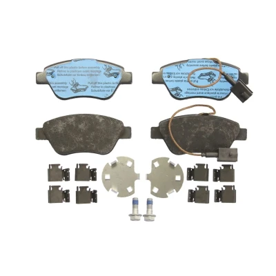 Imagen de TRW COTEC GDB1842 Juego de pastillas freno con contacto avisador desgaste tornillos pinza accesorios FIAT: Grande Punto Hatchback