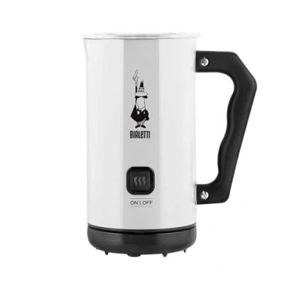 Imagen de Bialetti Leche Frother Eléctrico, por Cappuccino, Capacidad 150 ml Cappuccino or 300 Caliente Leche, Blanco