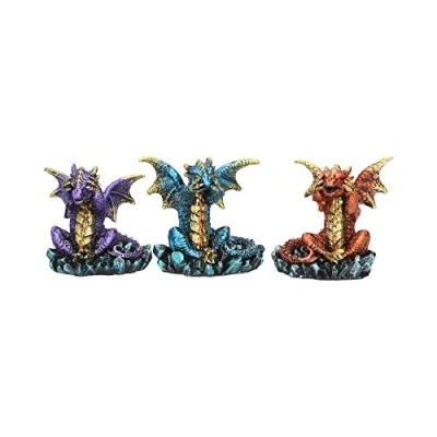 Imagen de Nemesis Now Figurita de Dragones Sabios (13 cm), Multicolor